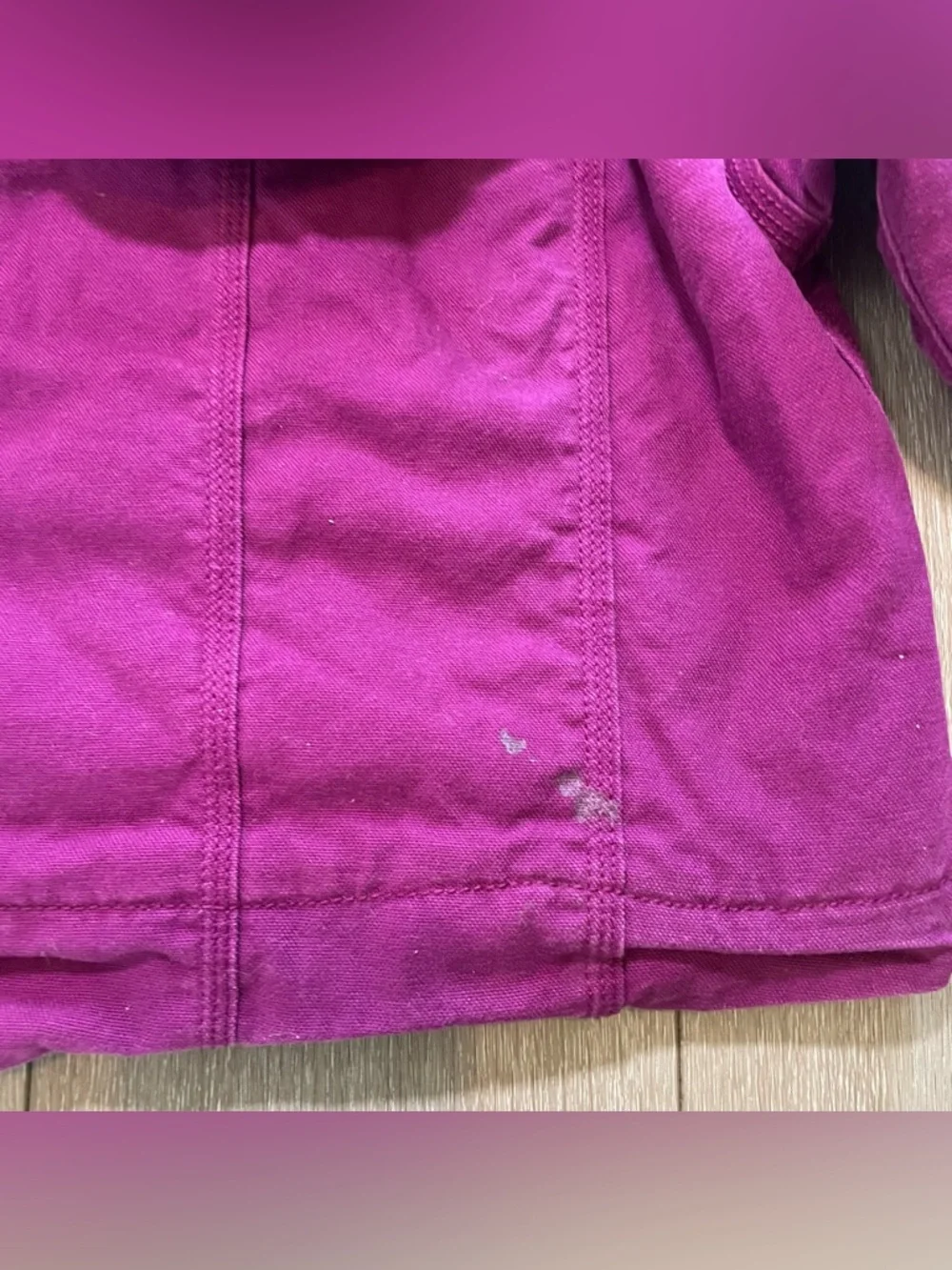 Carhartt Kids Plum Sherpa-Lined‎ Sierra Jacket Girls Workwear Gorpcore Coat 4-5